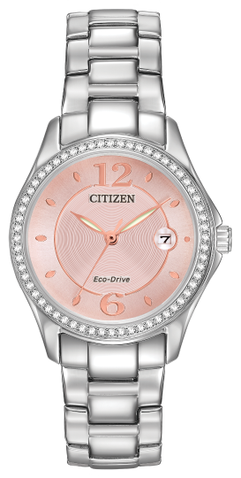 CITIZEN Eco Drive Silhouette Crystal Ladies Watch