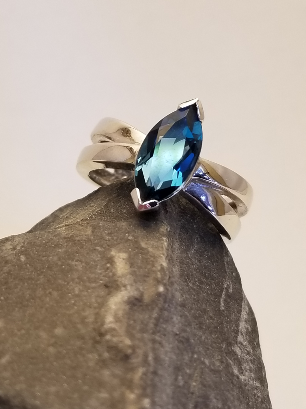 London Blue Topaz Ring