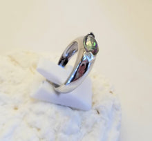 Load image into Gallery viewer, 14k White Gold Mystic Topaz Ring
