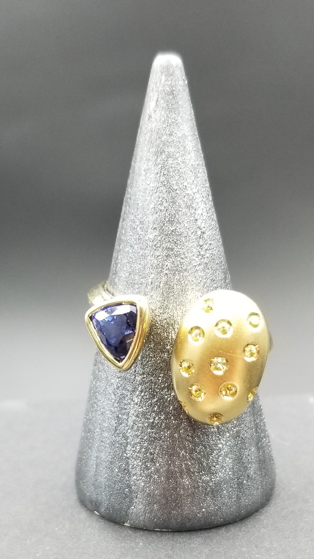 Sapphire Custom Ring In 18k Gold!