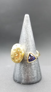 Sapphire Custom Ring In 18k Gold!
