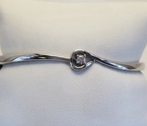 Canadian Rocks Sterling Silver & Diamond Bracelet