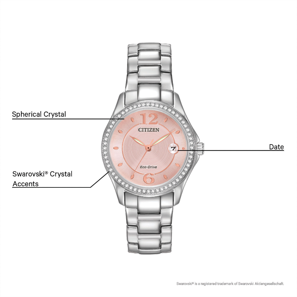 Silhouette crystal citizen watch sale