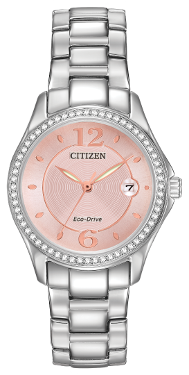 CITIZEN Eco-Drive Silhouette Crystal Ladies Watch