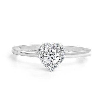 Canadian Rocks diamond halo ring