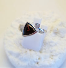 Load image into Gallery viewer, 14k Gold &amp; Diamond Garnet Ring
